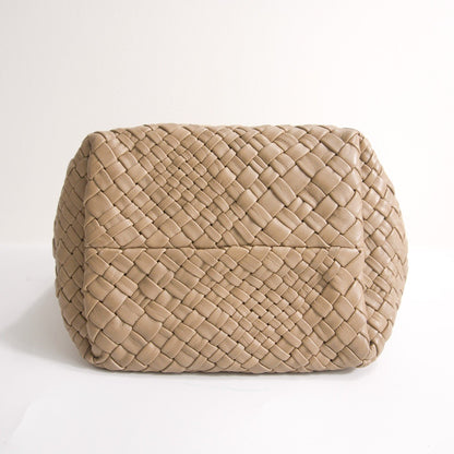 FALORNI Intrecciato Leather Tote in Italy
