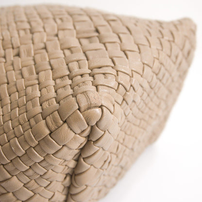FALORNI Intrecciato Leather Tote in Italy