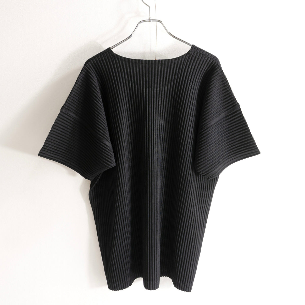 HOMME PLISSE ISSEY MIYAKE Pleated T-Shirt Black Size 4