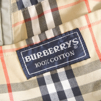 Burberrys 80s-90s Cotton Trench 21 Coat in England Size 48