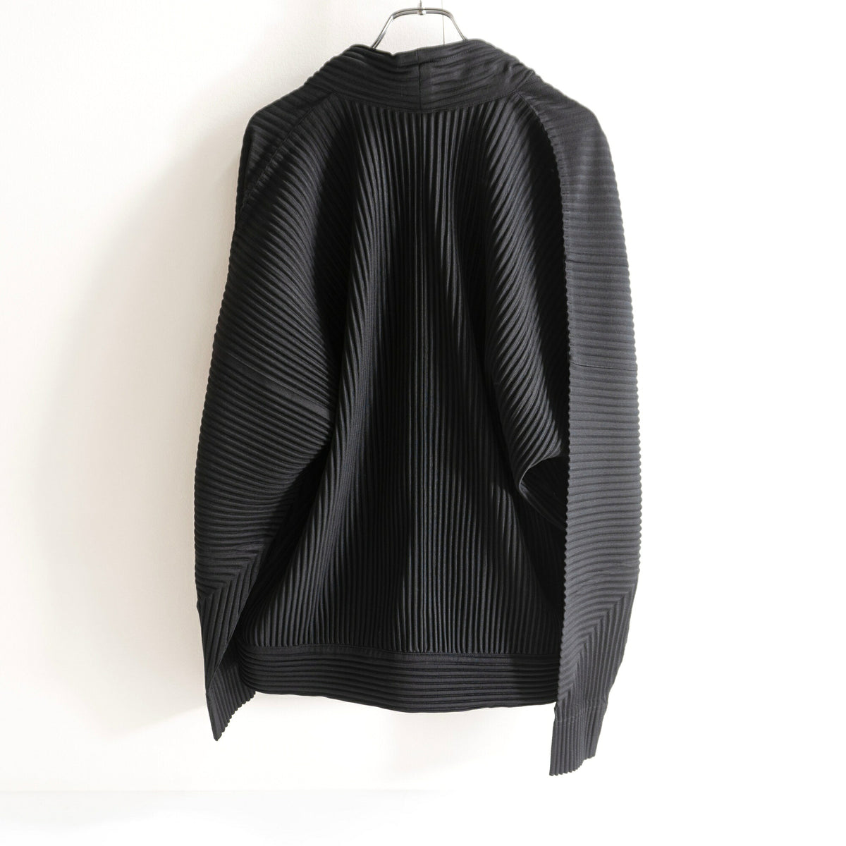 HOMME PLISSE ISSEY MIYAKE Black Pleated Jacket Size 2