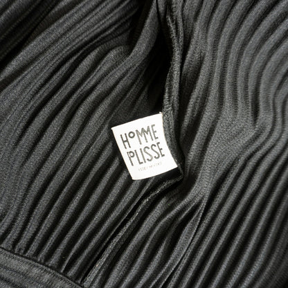 HOMME PLISSE ISSEY MIYAKE Black Pleated Jacket Size 2
