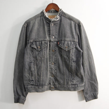 LEVI'S 80s USA 70506-0259 Black Denim Jacket Size 42
