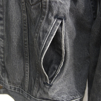 LEVI'S 80s USA 70506-0259 Black Denim Jacket Size 42