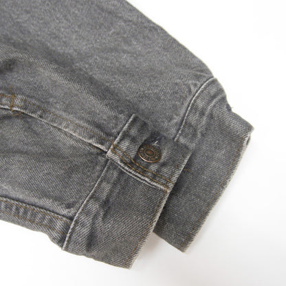 LEVI'S 80s USA 70506-0259 Black Denim Jacket Size 42