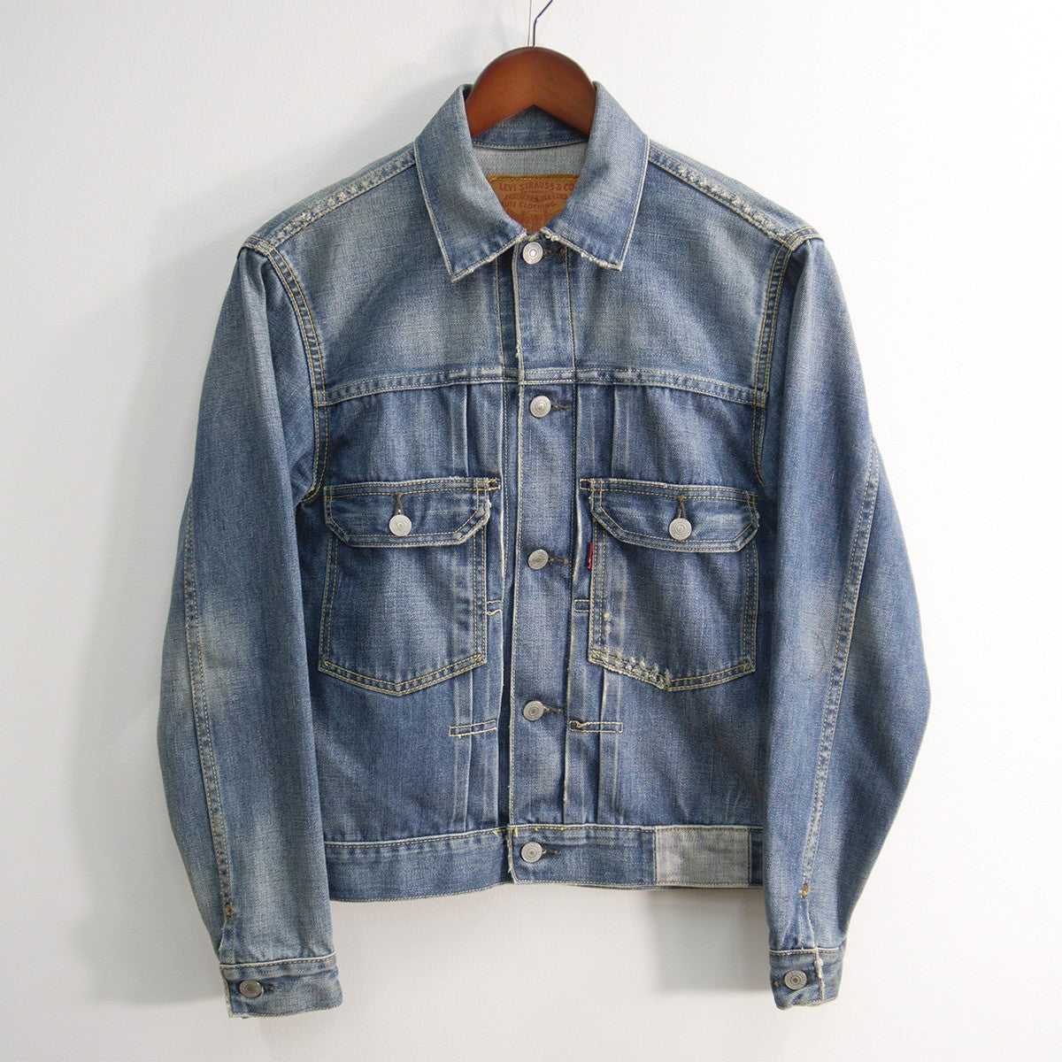 LEVI'S VINTAGE CLOTHING 2nd 507XX Big E Denim Jacket Size 38