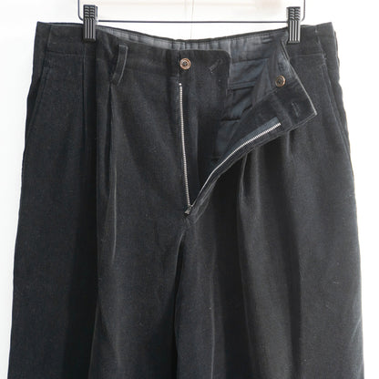 Y's for men 90s Black 2-Tuck Corduroy Pants Size M