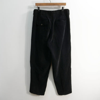 Y's for men 90s Black 2-Tuck Corduroy Pants Size M