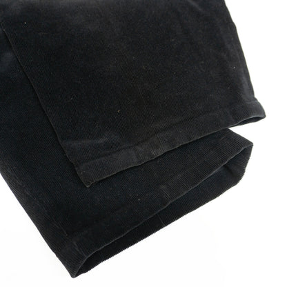 Y's for men 90s Black 2-Tuck Corduroy Pants Size M