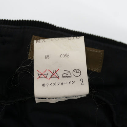 Y's for men 90s Black 2-Tuck Corduroy Pants Size M