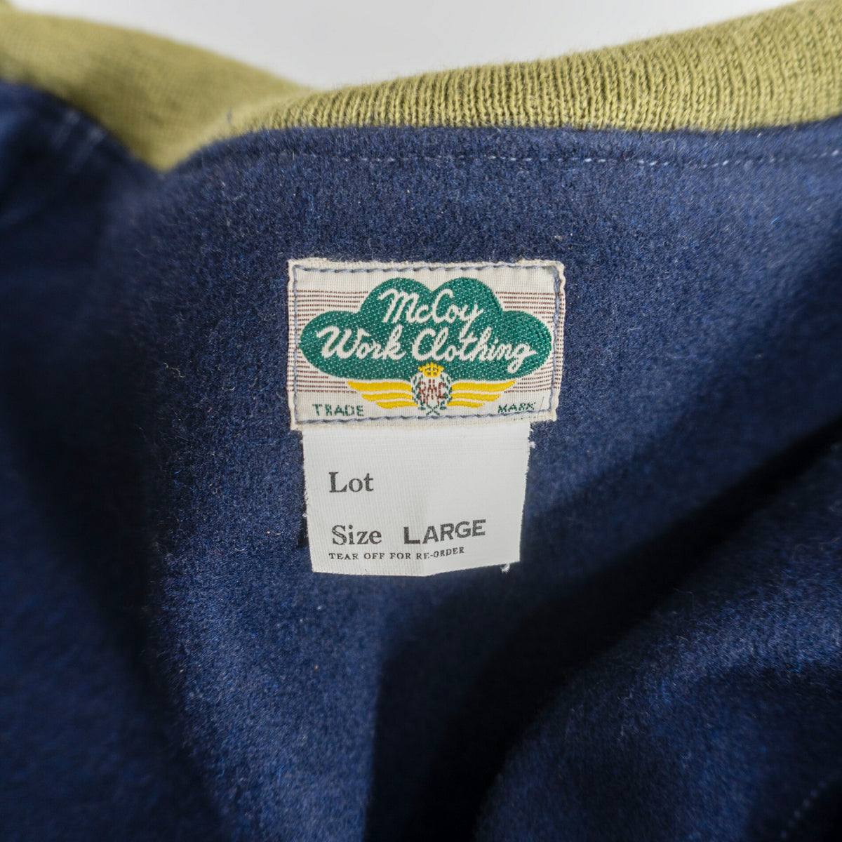REAL MCCOYS Tankers Cotton Twill Jacket Size L
