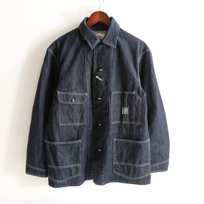 THE REAL McCOY'S Chinstrap Coverall Denim Size 40