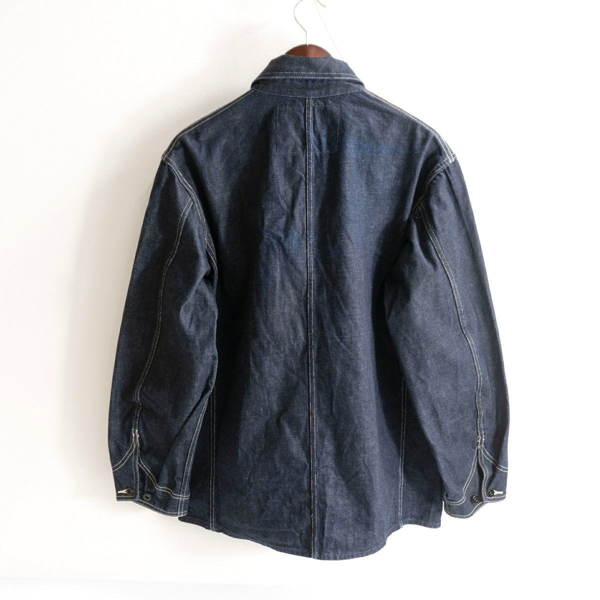 THE REAL McCOY'S Chinstrap Coverall Denim Size 40