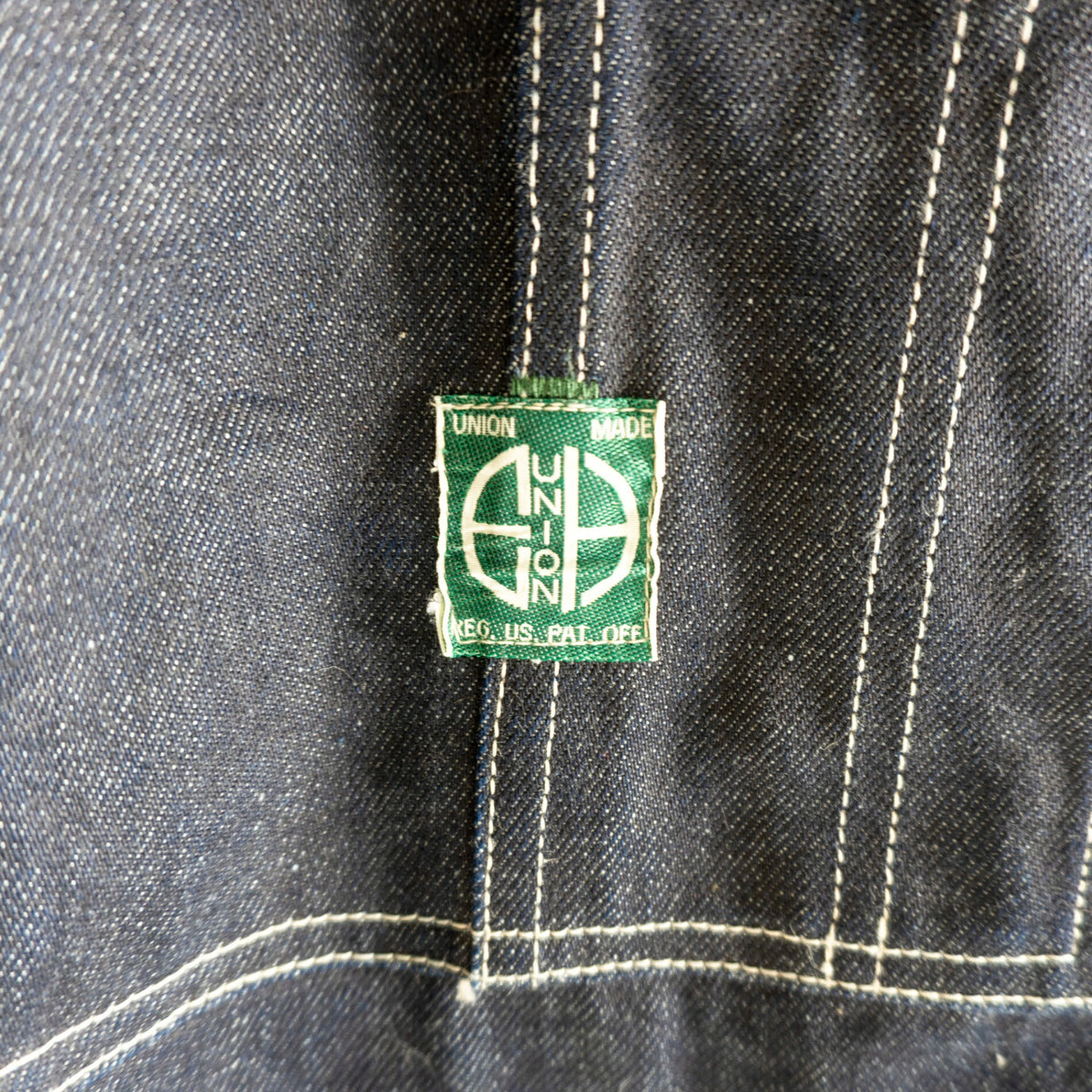 THE REAL McCOY'S Chinstrap Coverall Denim Size 40
