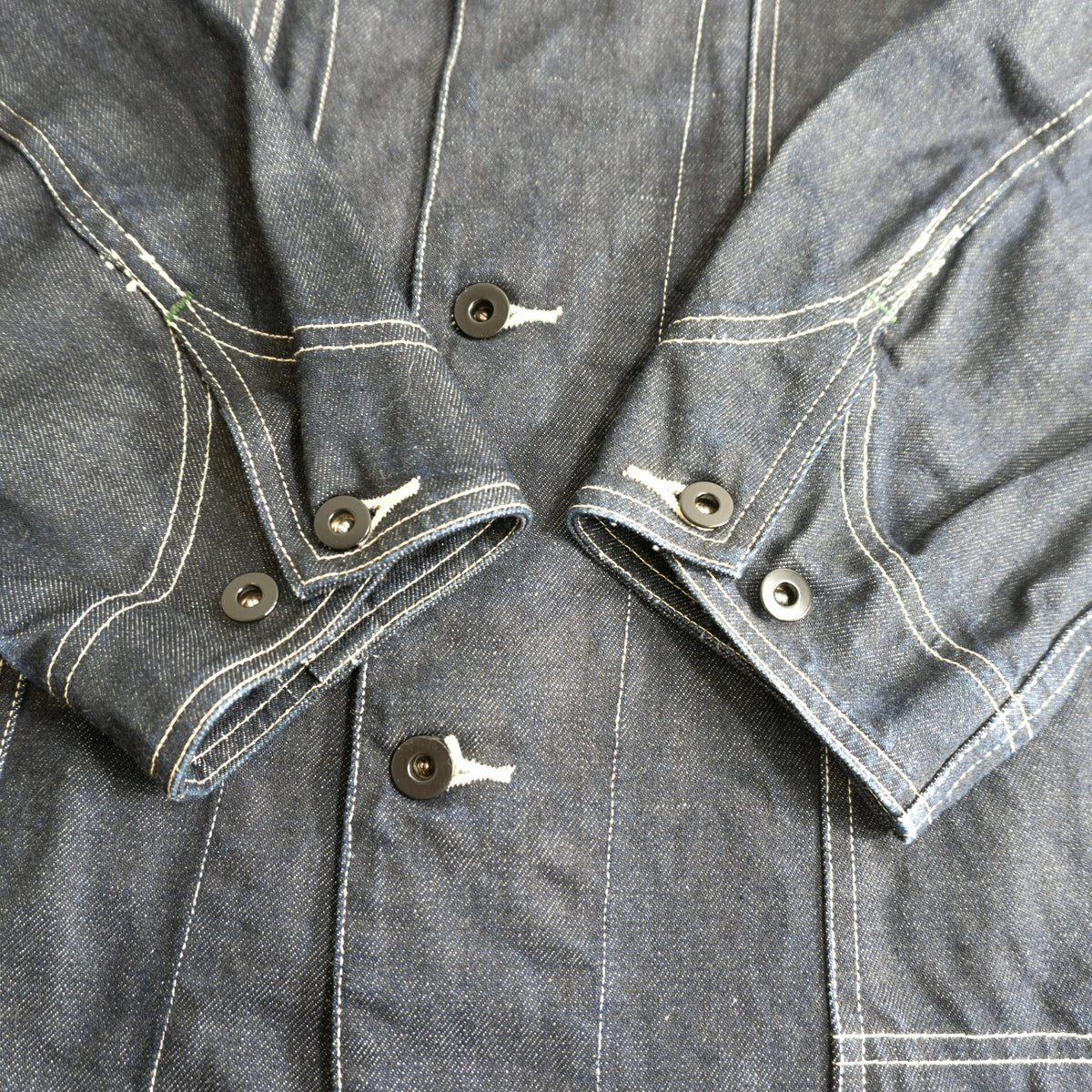 THE REAL McCOY'S Chinstrap Coverall Denim Size 40