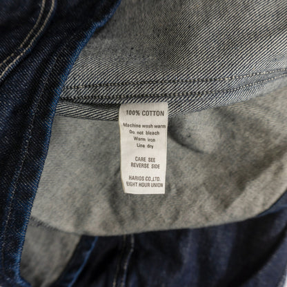 THE REAL McCOY'S Chinstrap Coverall Denim Size 40