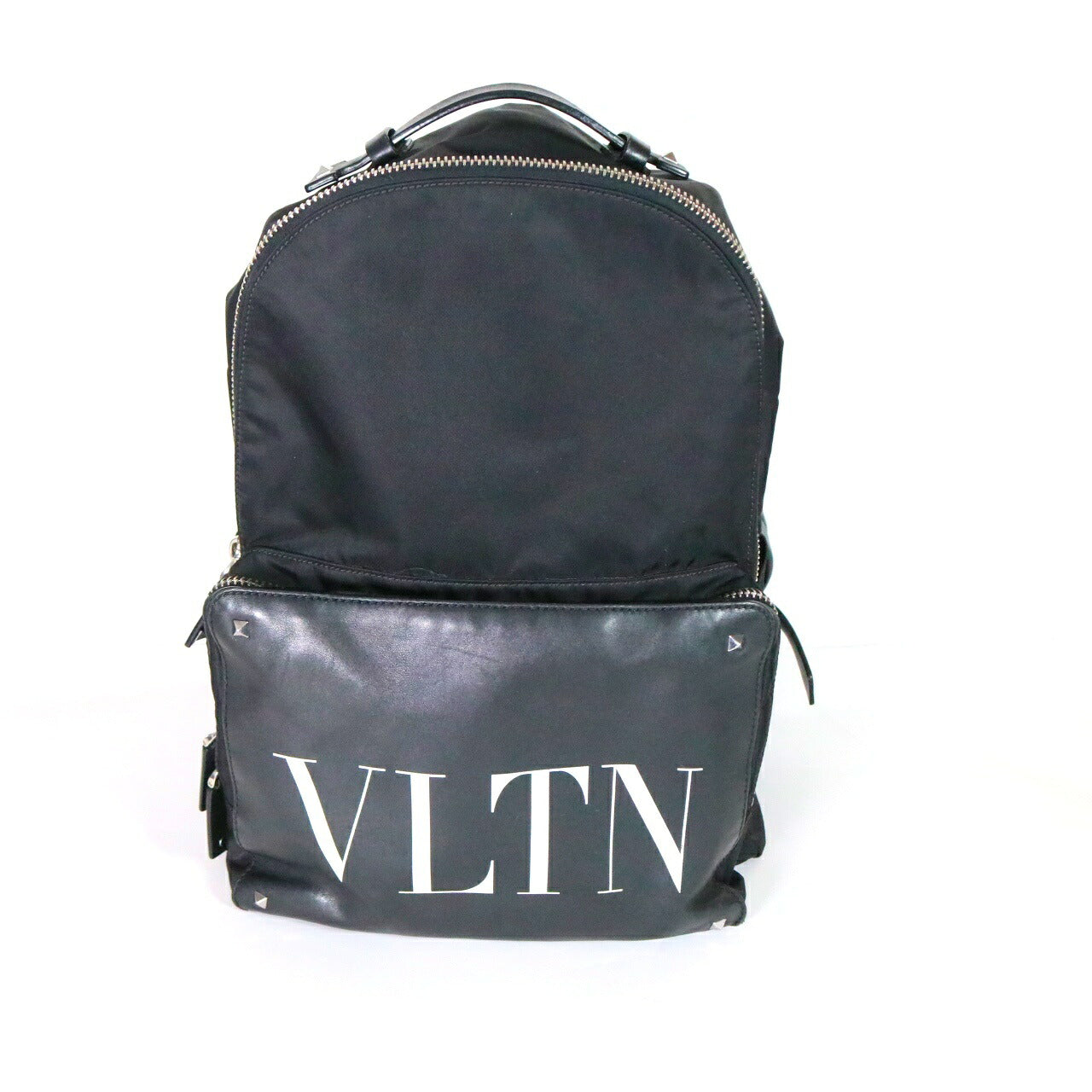 VALENTINO GARAVANI Nylon Backpack Black Size W30/H40/D12
