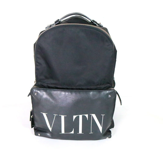 VALENTINO GARAVANI Nylon Backpack Black Size W30/H40/D12