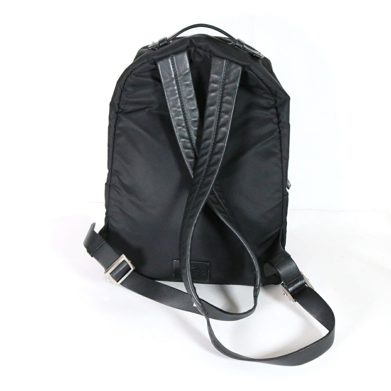 VALENTINO GARAVANI Nylon Backpack Black Size W30/H40/D12