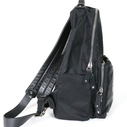 VALENTINO GARAVANI Nylon Backpack Black Size W30/H40/D12