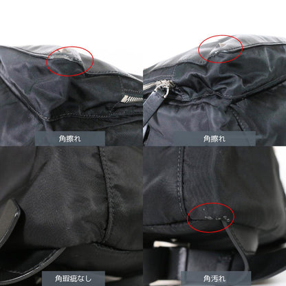 VALENTINO GARAVANI Nylon Backpack Black Size W30/H40/D12