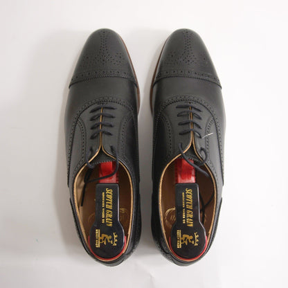 SCOTCH GRAIN 9040 Semi-Brogue Leather Shoes Size 25cm
