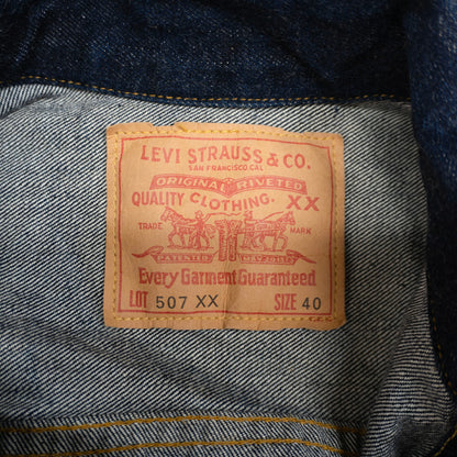 LEVI'S 507XX Big E Type II Denim Jacket Made in USA Size 40
