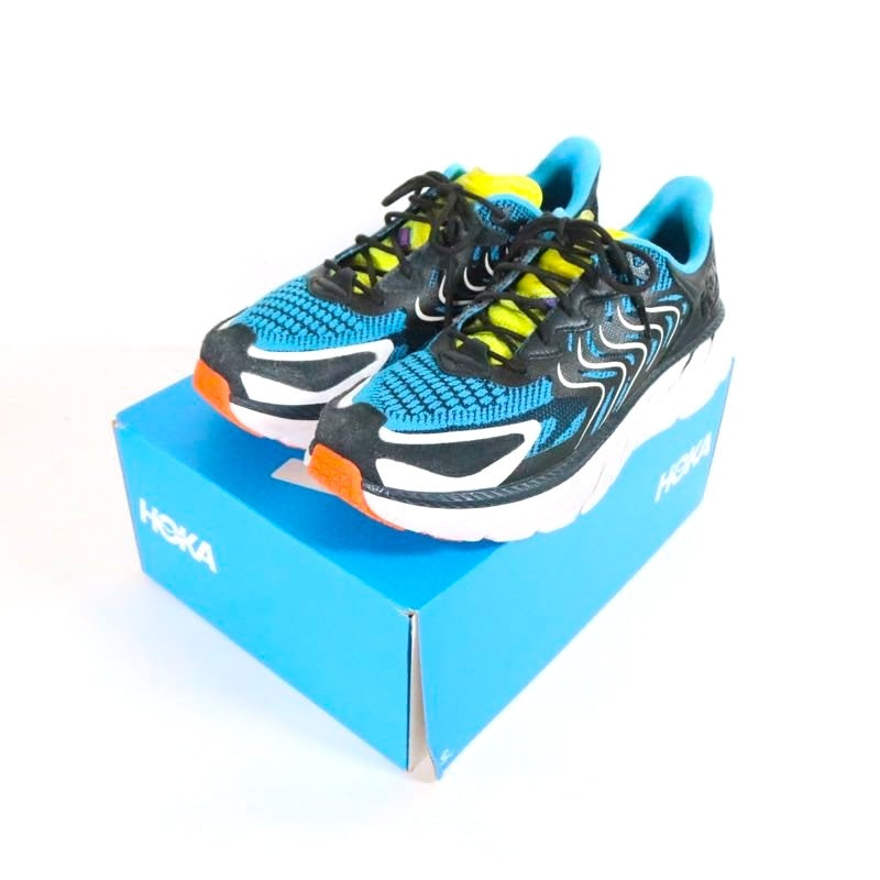 HOKA CLIFTON Long Sleeve Sneakers Black Diva Blue Size 28.5cm