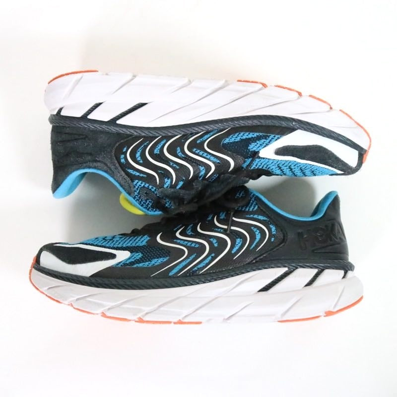 HOKA CLIFTON Long Sleeve Sneakers Black Diva Blue Size 28.5cm