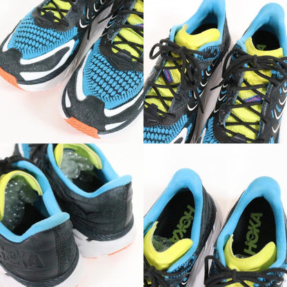 HOKA CLIFTON Long Sleeve Sneakers Black Diva Blue Size 28.5cm