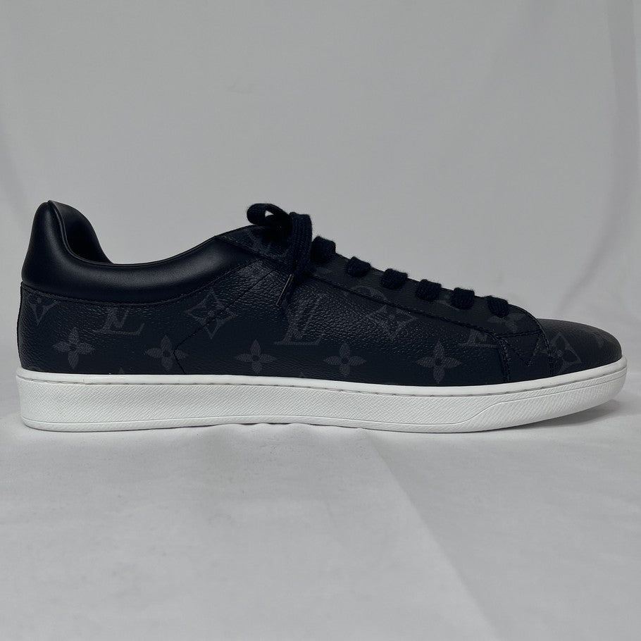 LOUIS VUITTON Monogram Luxembourg Sneakers Black Size 27.5cm