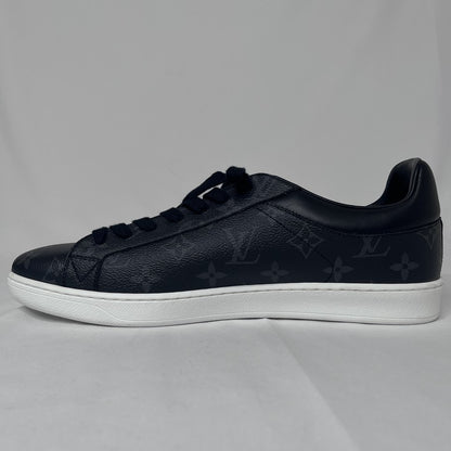 LOUIS VUITTON Monogram Luxembourg Sneakers Black Size 27.5cm
