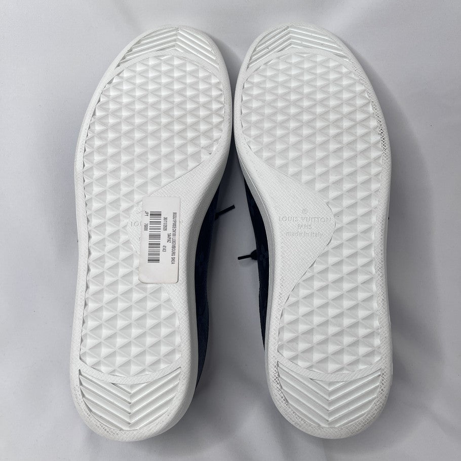LOUIS VUITTON Monogram Luxembourg Sneakers Black Size 27.5cm