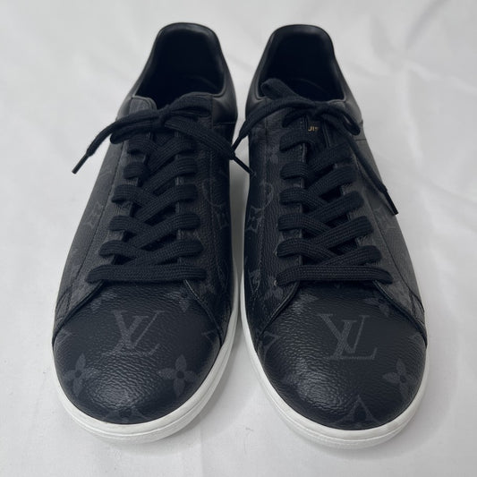 LOUIS VUITTON Monogram Luxembourg Sneakers Black Size 27.5cm