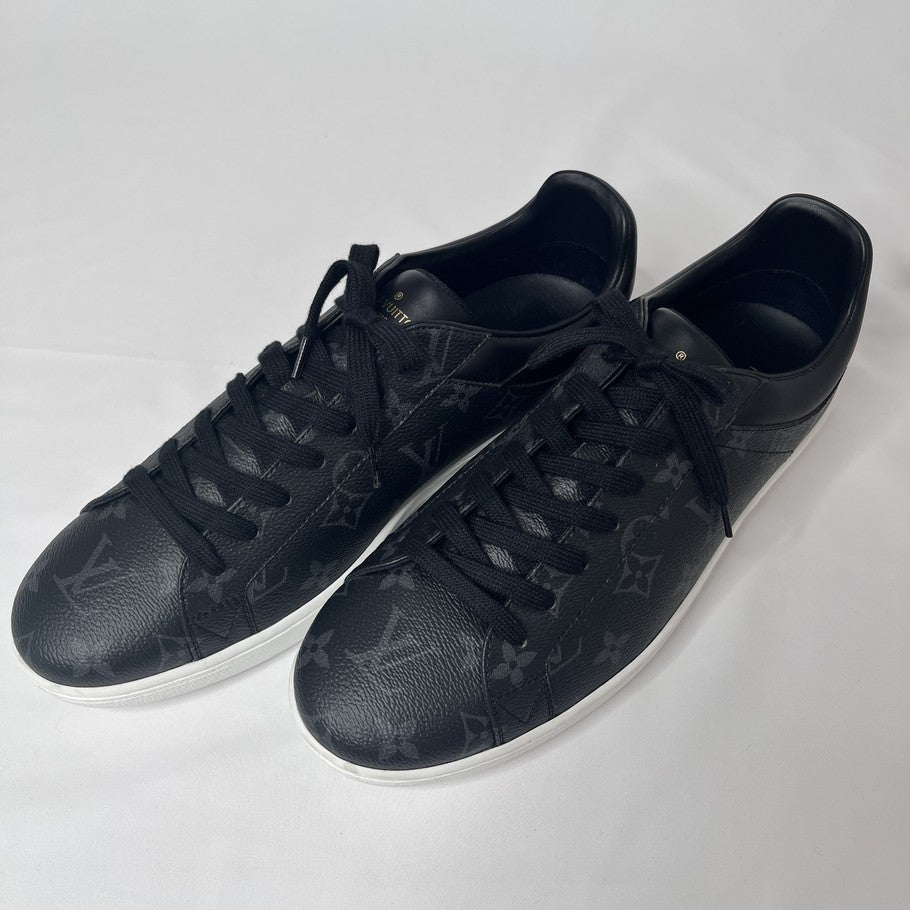 LOUIS VUITTON Monogram Luxembourg Sneakers Black Size 27.5cm