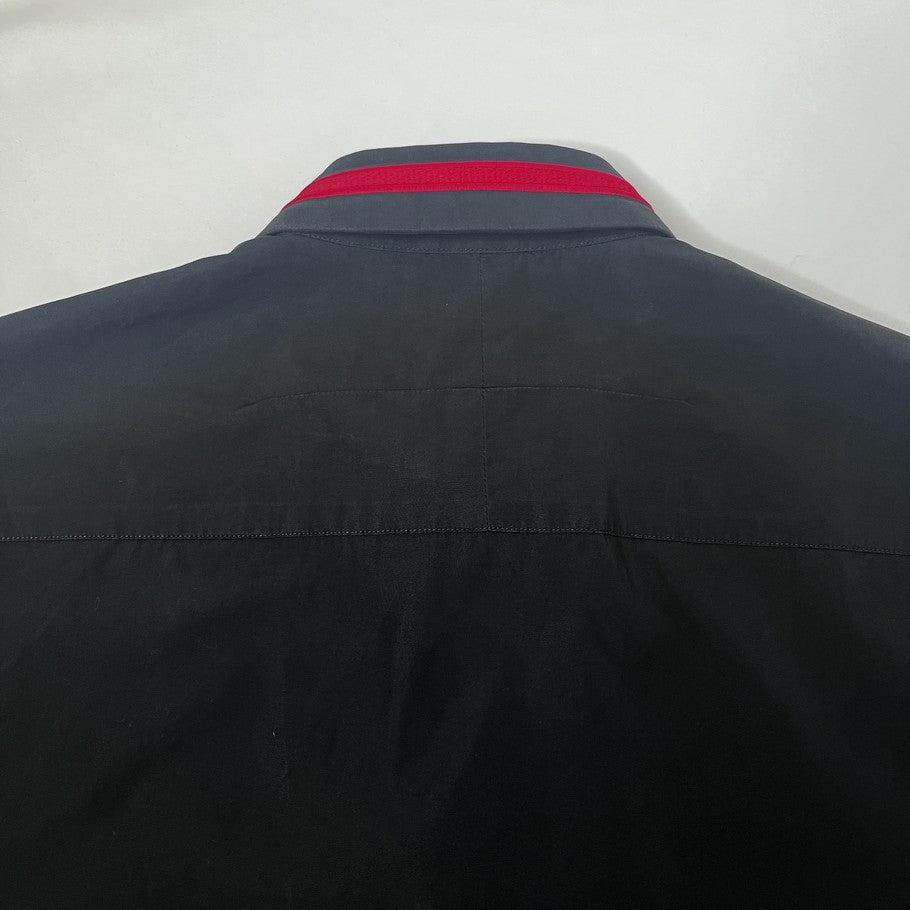 GIVENCHY Star Embroidered Dress Shirt Black Size 37