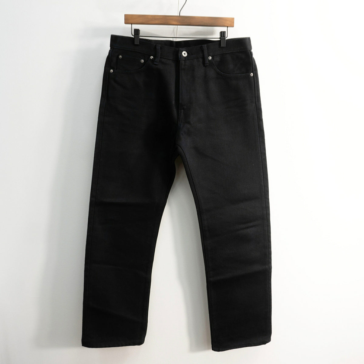 IRON HEART 21oz Black Armour Straight Denim Jeans Size W36