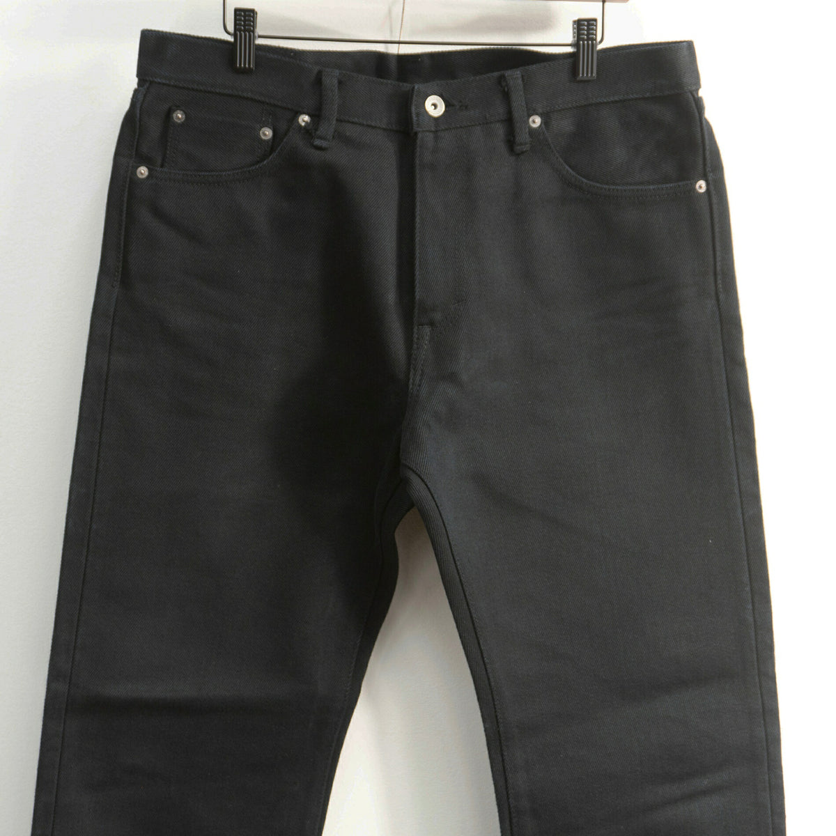 IRON HEART 21oz Black Armour Straight Denim Jeans Size W36