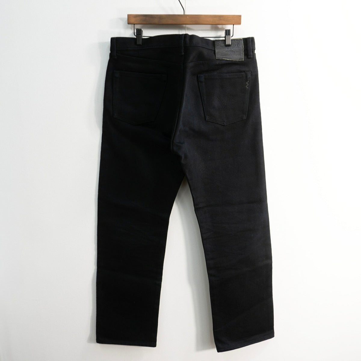 IRON HEART 21oz Black Armour Straight Denim Jeans Size W36