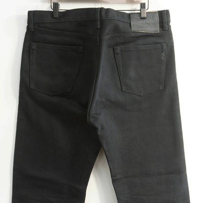 IRON HEART 21oz Black Armour Straight Denim Jeans Size W36