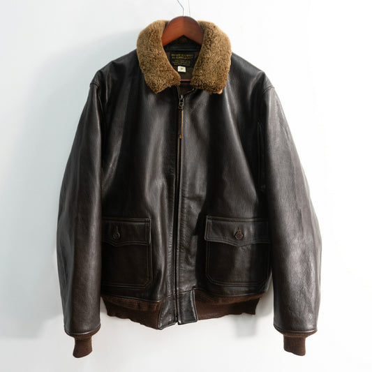 THE REAL MCCOY'S G-1 Leather Flight Jacket Size 44