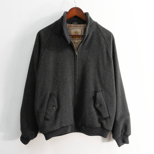 BARACUTA G9 Cashmere Blend Wool Jacket Gray Size 44