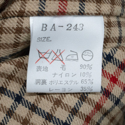 BARACUTA G9 Cashmere Blend Wool Jacket Gray Size 44