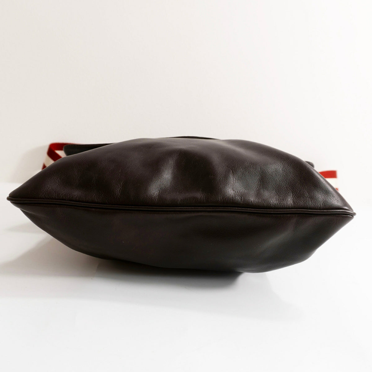 BALLY Trainspotting Leather Shoulder Bag Brown