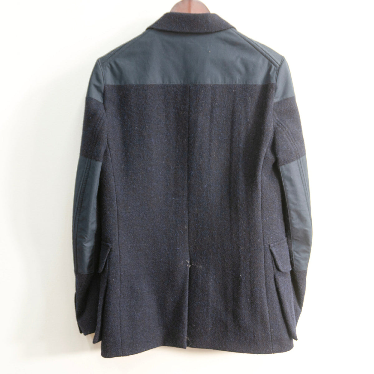 NIGEL CABOURN Mallory Jacket Harris Tweed Navy Size 44