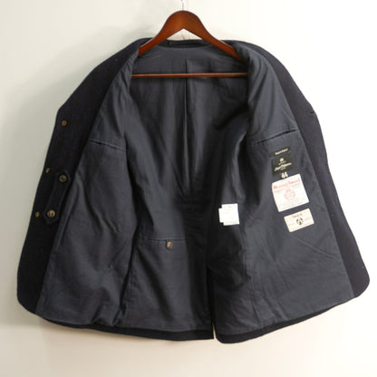 NIGEL CABOURN Mallory Jacket Harris Tweed Navy Size 44