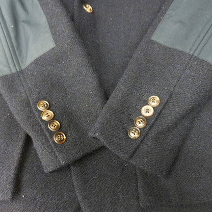 NIGEL CABOURN Mallory Jacket Harris Tweed Navy Size 44