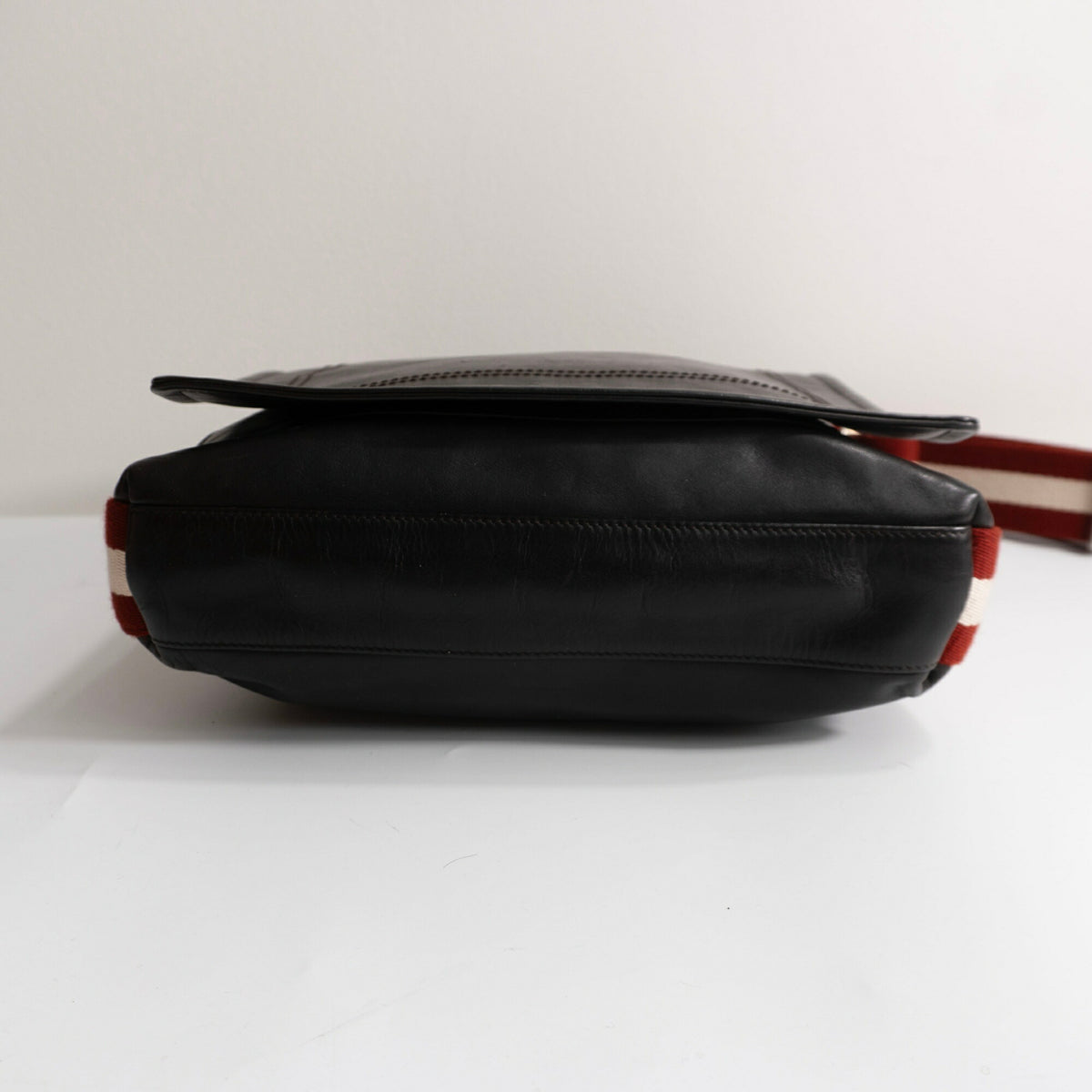 BALLY Brown Leather Shoulder Bag