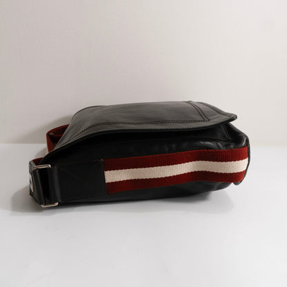 BALLY Brown Leather Shoulder Bag