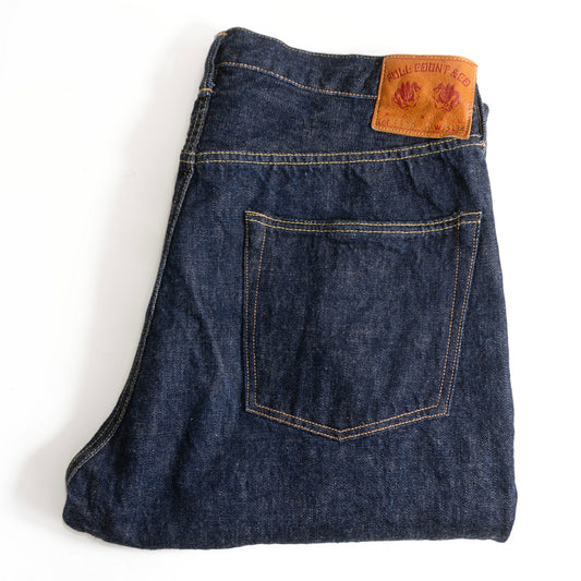 Tapered Denim x FULLCOUNT 1110 Tapered 13.7oz Dark Denim Jeans Size 35×34